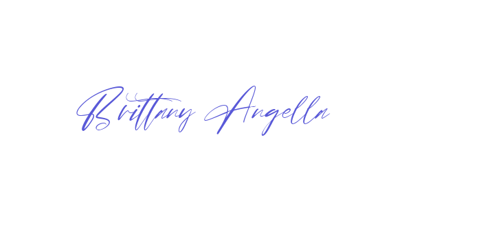 Brittany Angella Font Download