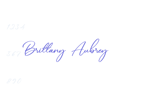 Brittany Aubrey Font Download