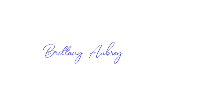 Brittany Aubrey Font Download