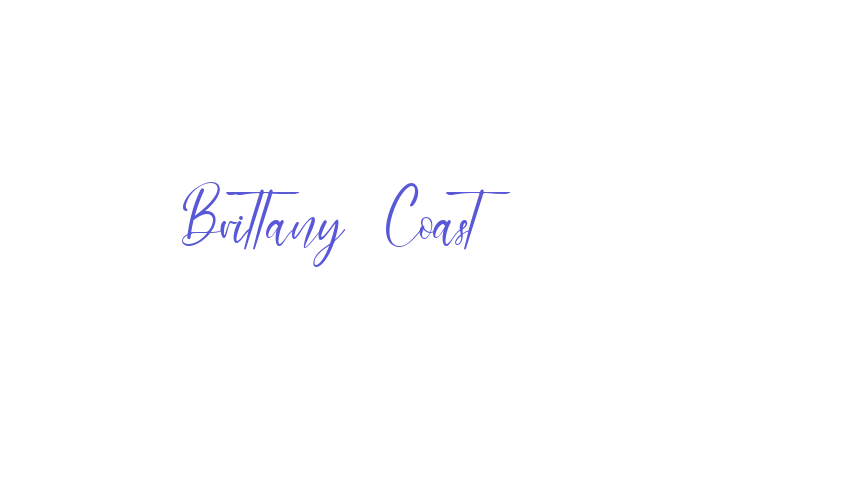 Brittany Coast Font