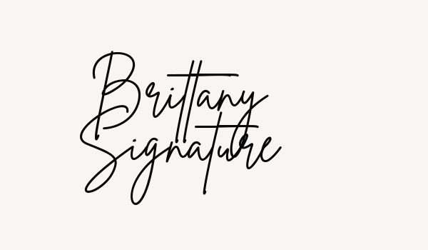 Brittany Signature Font