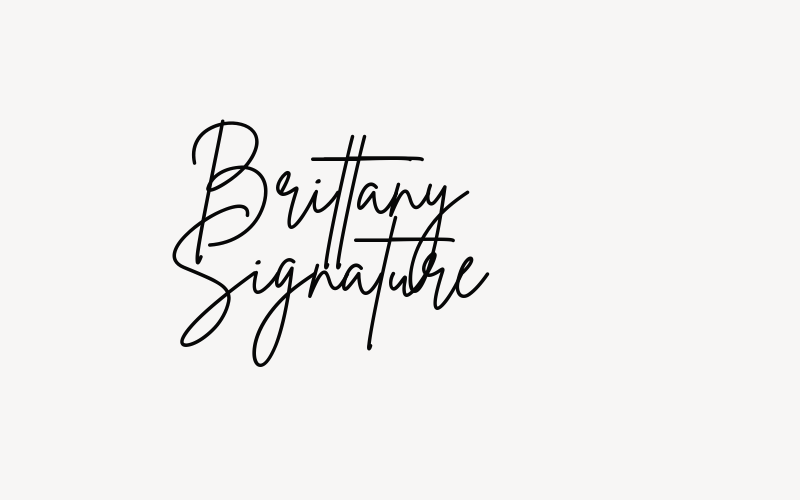 Brittany Signature Font