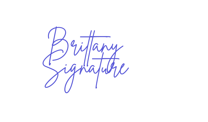 Brittany Signature Font Download