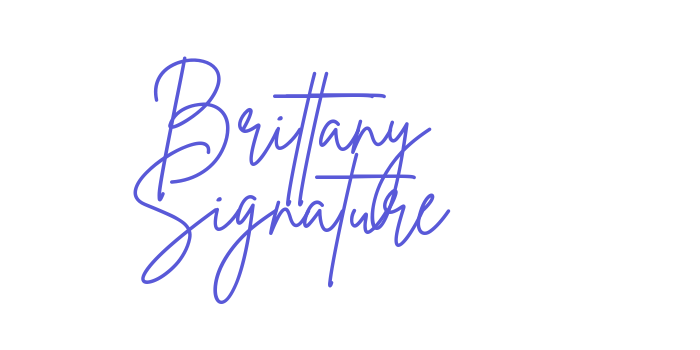 Brittany Signature Font Download