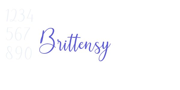 Brittensy font