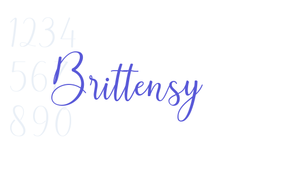 Brittensy font free