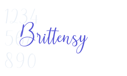 Brittensy Font