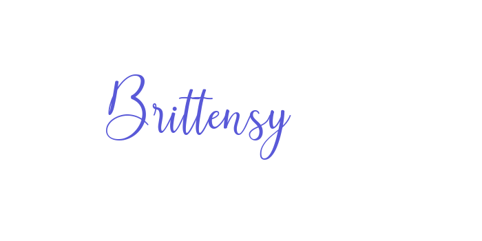 Brittensy Font Download