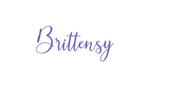 Brittensy Font