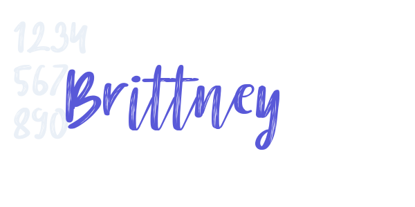 Brittney font free