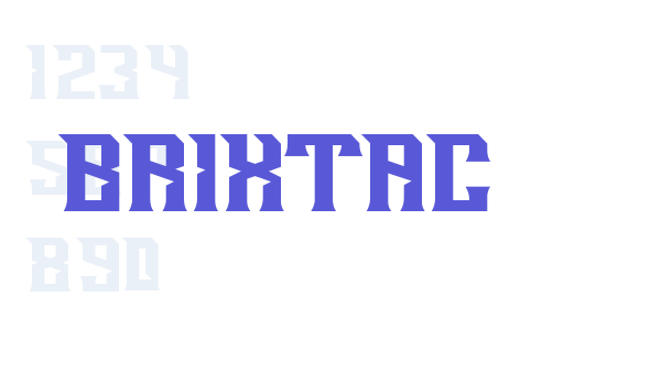 Brixtac font free