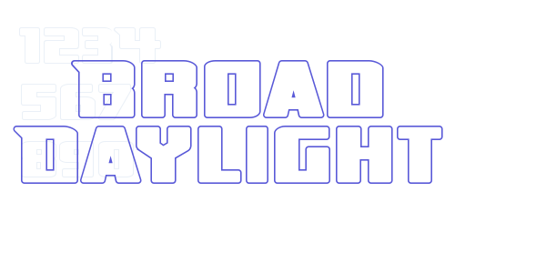 Broad Daylight font free