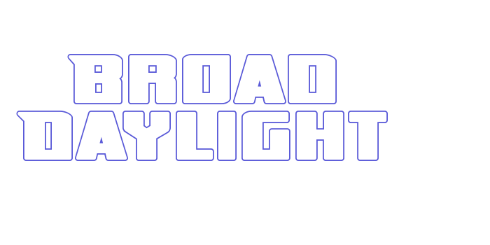 Broad Daylight Font Download