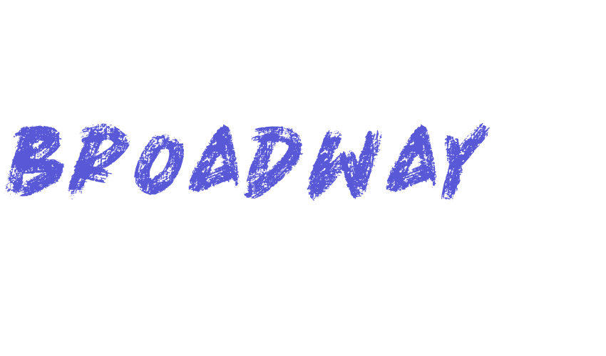 Broadway Font