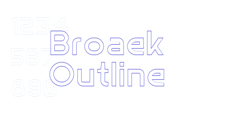 Broaek Outline-font-download