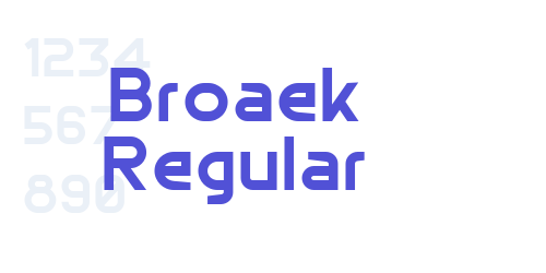 Broaek Regular-font-download