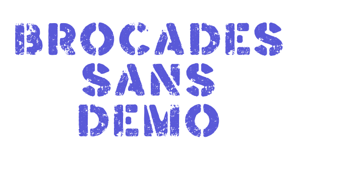 Brocades Sans Demo Font Download