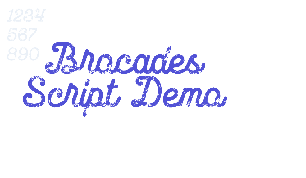 Brocades Script Demo-font-download