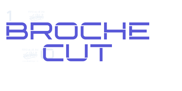 Broche Cut font free