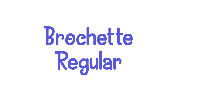 Brochette Regular Font Download