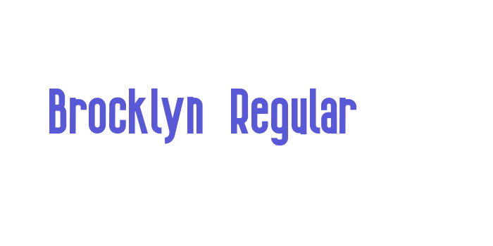 Brocklyn  Regular Font Download