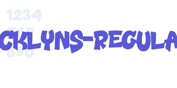 Brocklyns-Regular font free