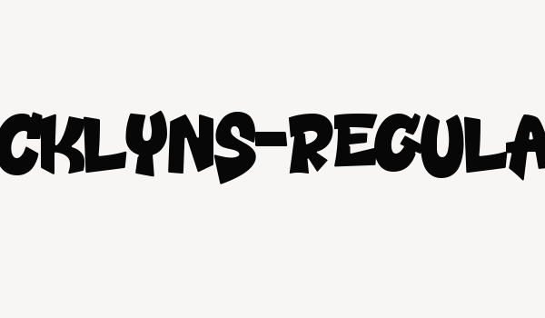 Brocklyns-Regular Font