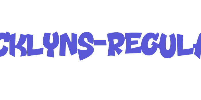 Brocklyns-Regular Font