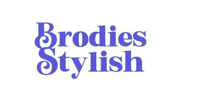 Brodies Stylish Font Download