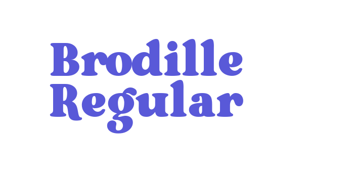 Brodille Regular Font Download