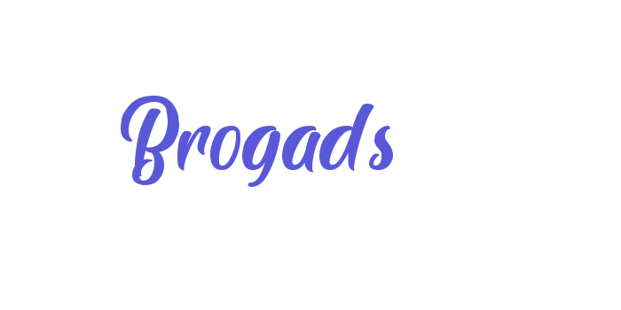 Brogads Font