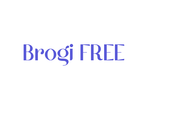 Brogi FREE Font