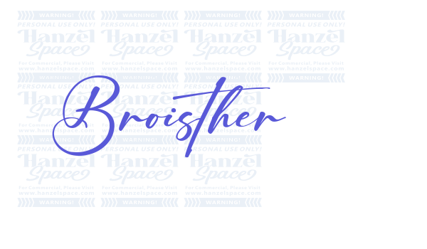 Broisther Font