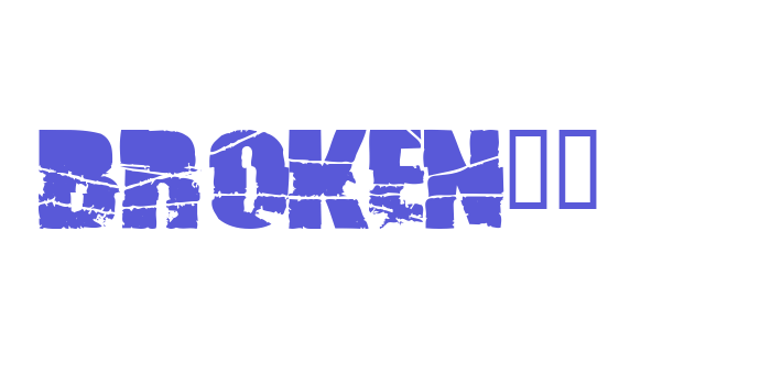 Broken74 Font Download