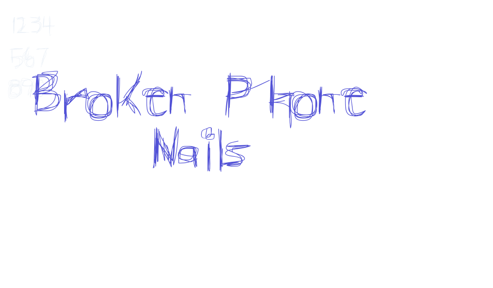 Broken Phone Nails-font-download