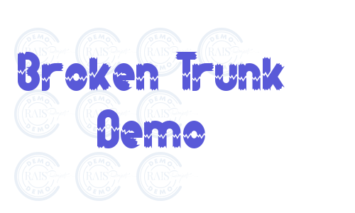 Broken Trunk Demo Font Download