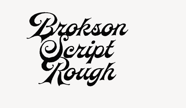 Brokson Script Rough Font