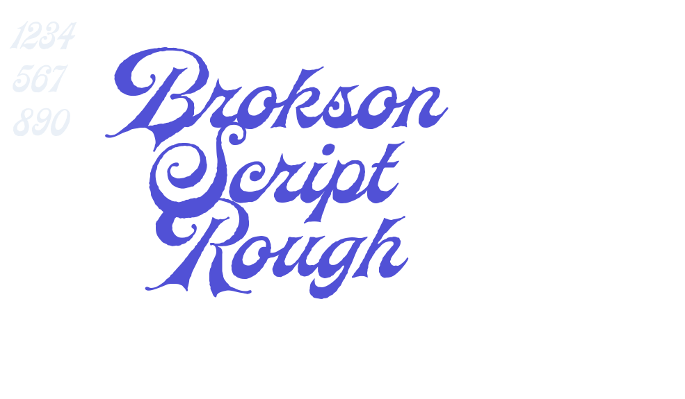 Brokson Script Rough-font-download