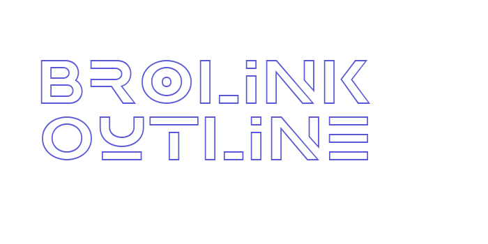 Brolink Outline Font Download