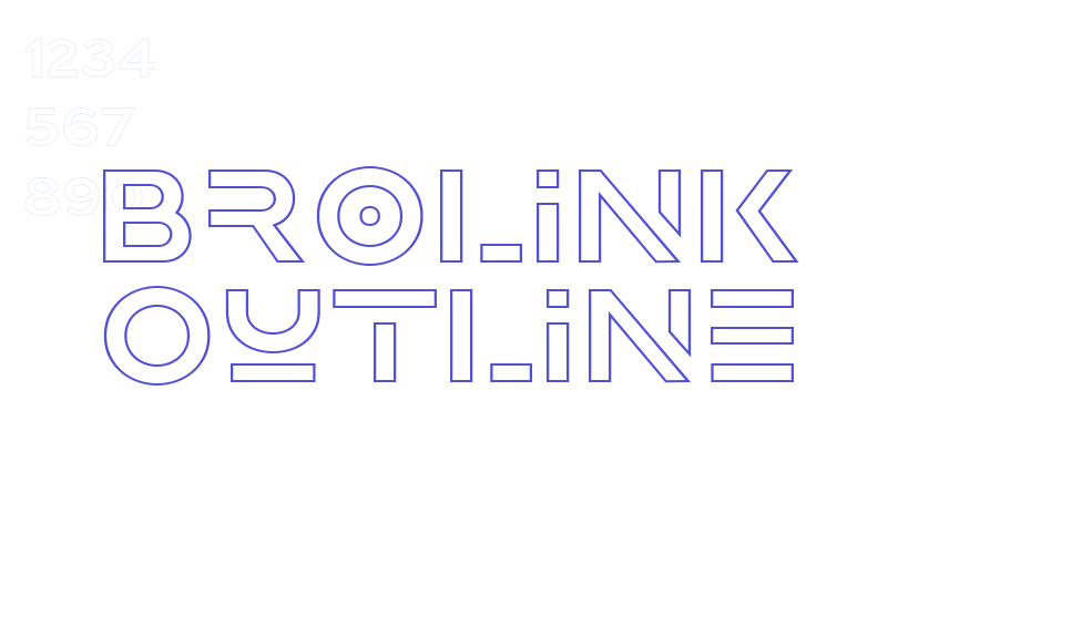 Brolink Outline-font-download