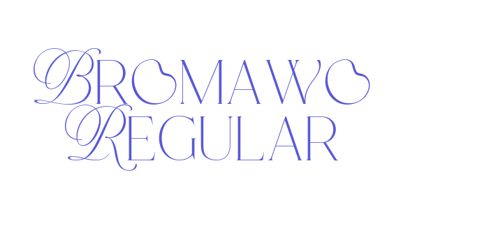 Bromawo Regular Font Download