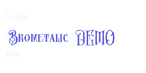 Brometalic DEMO-font-download
