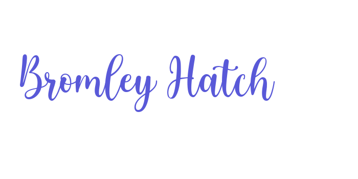 Bromley Hatch Font Download