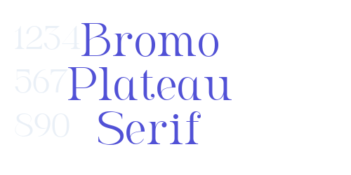Bromo Plateau Serif-font-download