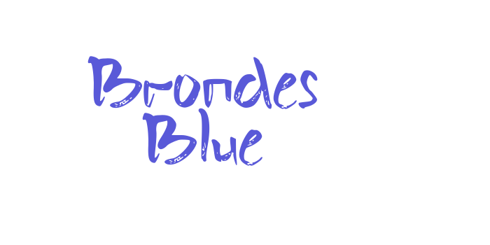 Brondes Blue Font Download