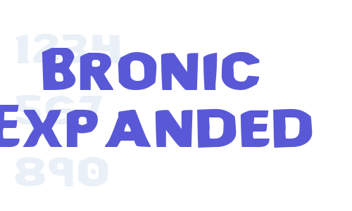 Bronic Expanded Font Download