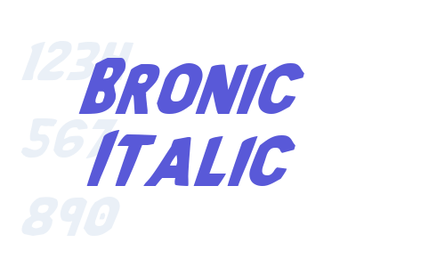 Bronic Italic Font Download