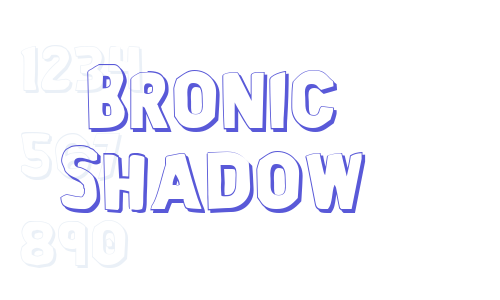 Bronic Shadow Font Download