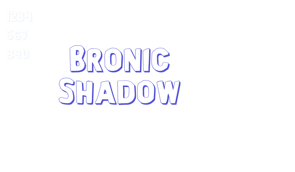 Bronic Shadow-font-download