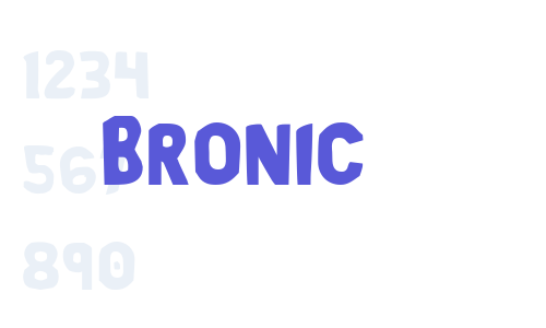 Bronic Font Download